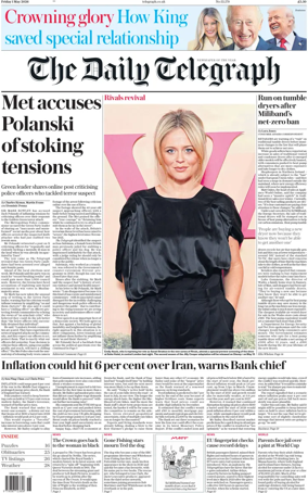 Cover of The Daily Telegraph