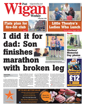 Cover of Wigan Evening Post