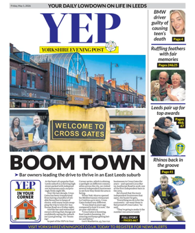 Cover of Yorkshire Evening Post