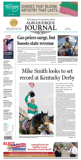 Cover of Albuquerque Journal