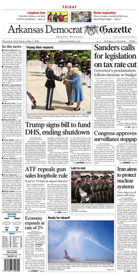 Cover of Arkansas Democrat-Gazette