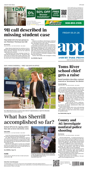 Cover of Asbury Park Press