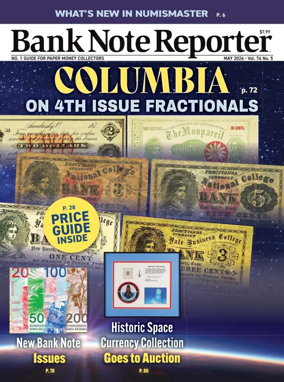 Cover of Bank Note Reporter