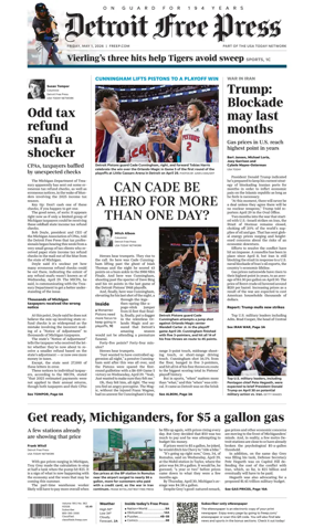Cover of Detroit Free Press