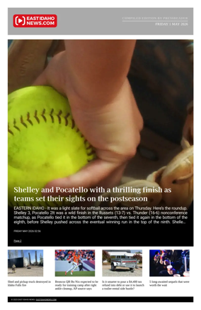 Cover of East Idaho News