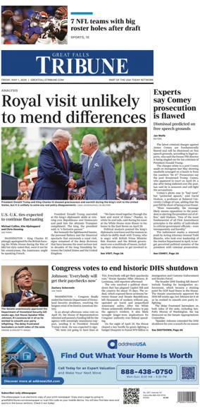 Cover of Great Falls Tribune