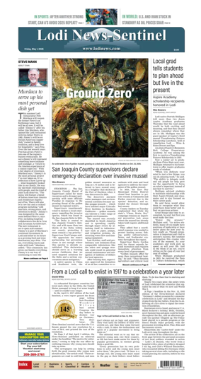 Cover of Lodi News-Sentinel