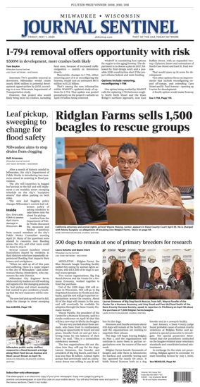 Cover of Milwaukee Journal Sentinel