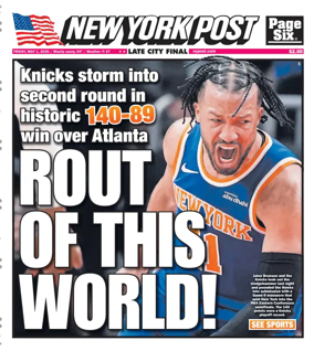 Cover of New York Post