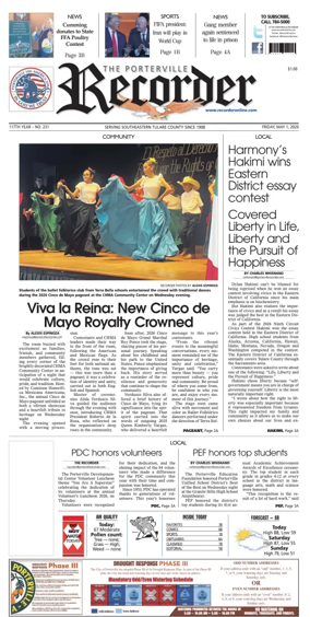 Cover of Porterville Recorder