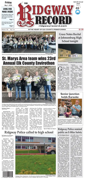 Cover of Ridgway Record