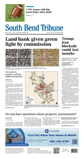 Cover of South Bend Tribune