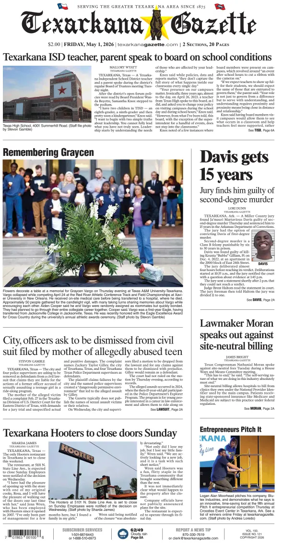 Cover of Texarkana Gazette