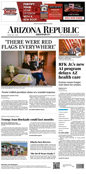 Cover of The Arizona Republic