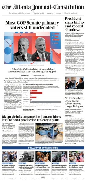 Cover of The Atlanta Journal-Constitution