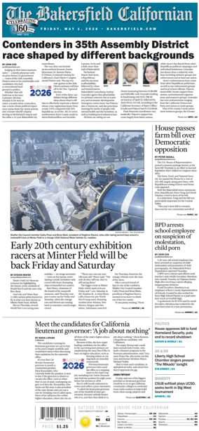 Cover of The Bakersfield Californian