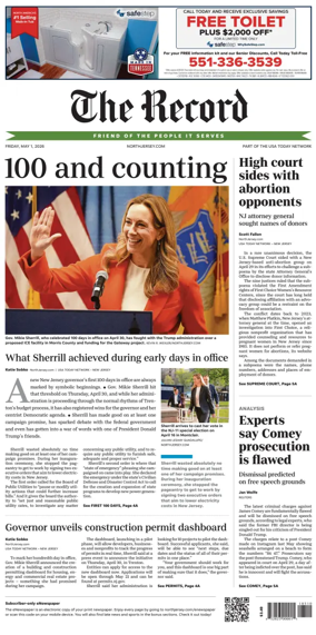 Cover of The Bergen Record