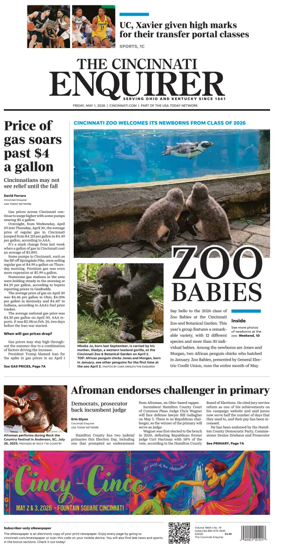 Cover of The Cincinnati Enquirer