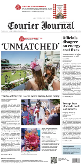 Cover of The Courier-Journal (Louisville)