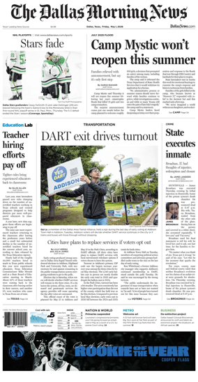 Cover of The Dallas Morning News