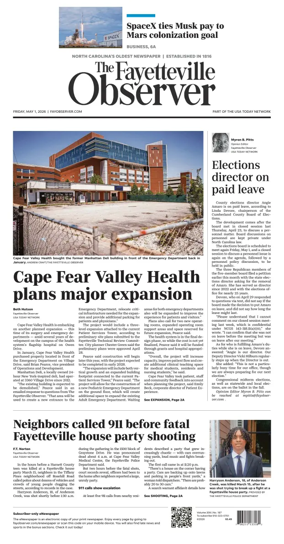 Cover of The Fayetteville Observer