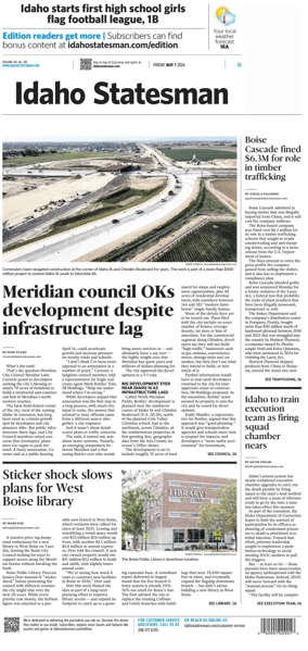Cover of The Idaho Statesman