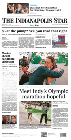 Cover of The Indianapolis Star