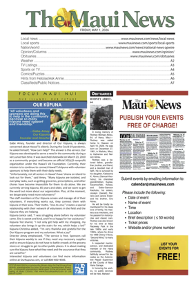 Cover of The Maui News