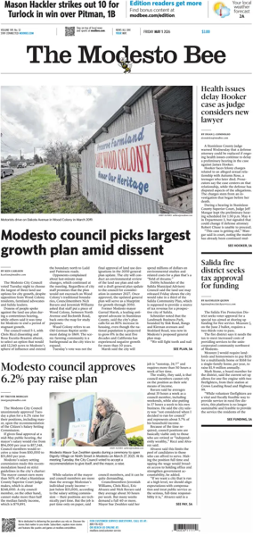 Cover of The Modesto Bee