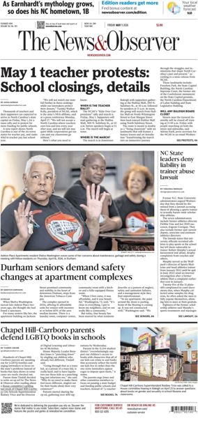 Cover of The News & Observer