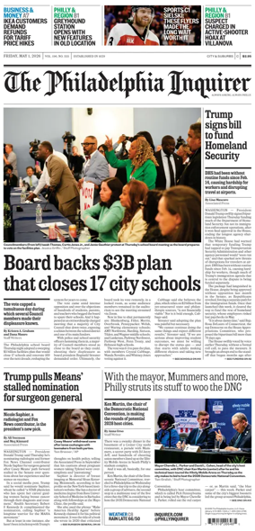 Cover of The Philadelphia Inquirer