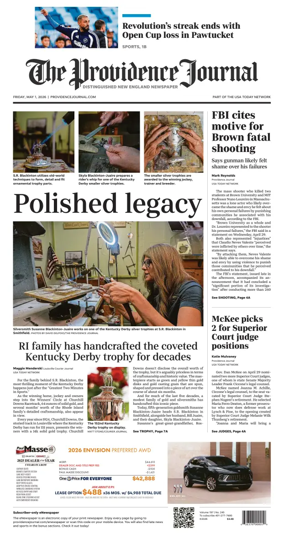 Cover of The Providence Journal