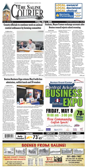 Cover of The Saline Courier