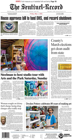 Cover of The Sentinel-Record