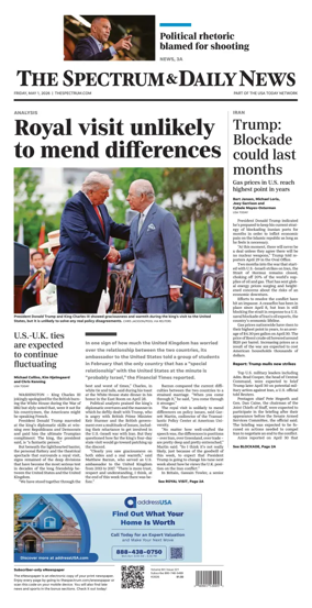 Cover of The Spectrum & Daily News
