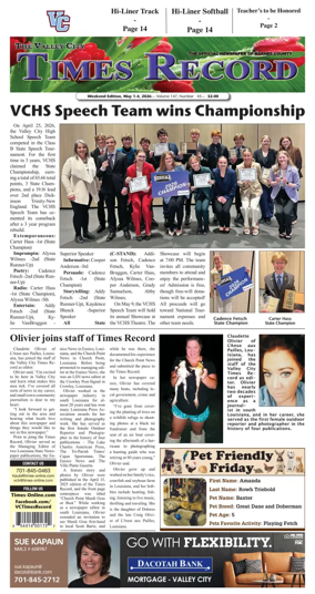 Cover of Valley City Times-Record