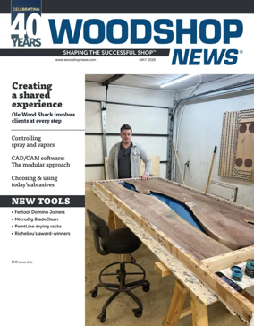 Cover of Woodshop News