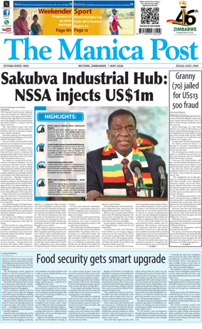 Cover of The Manica Post