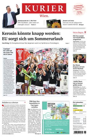 Cover of Kurier (Samstag)