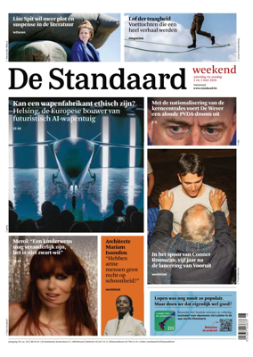 Cover of De Standaard