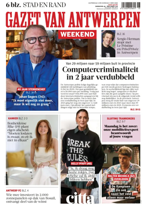 Cover of Gazet van Antwerpen Stad en Rand