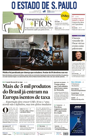 Cover of O Estado de S. Paulo