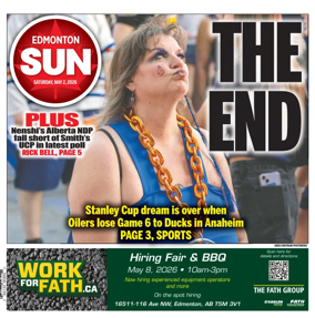 Cover of Edmonton Sun