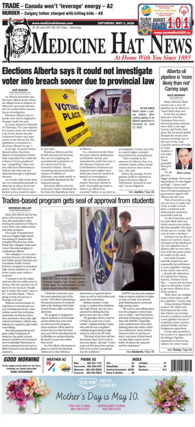 Cover of Medicine Hat News