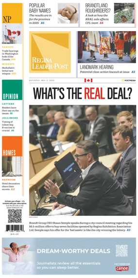 Cover of Regina Leader-Post