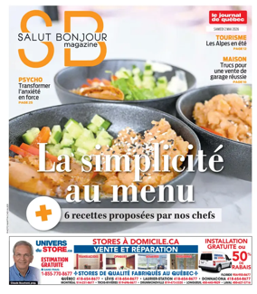 Cover of Le Journal de Quebec - Salut Bonjour Magazine