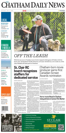 Cover of The Chatham Daily News