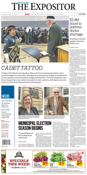 Cover of The Expositor (Brantford)