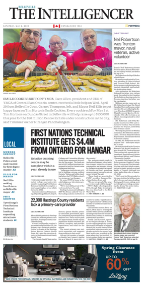 Cover of The Intelligencer (Belleville)