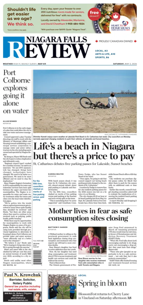 Cover of The Niagara Falls Review